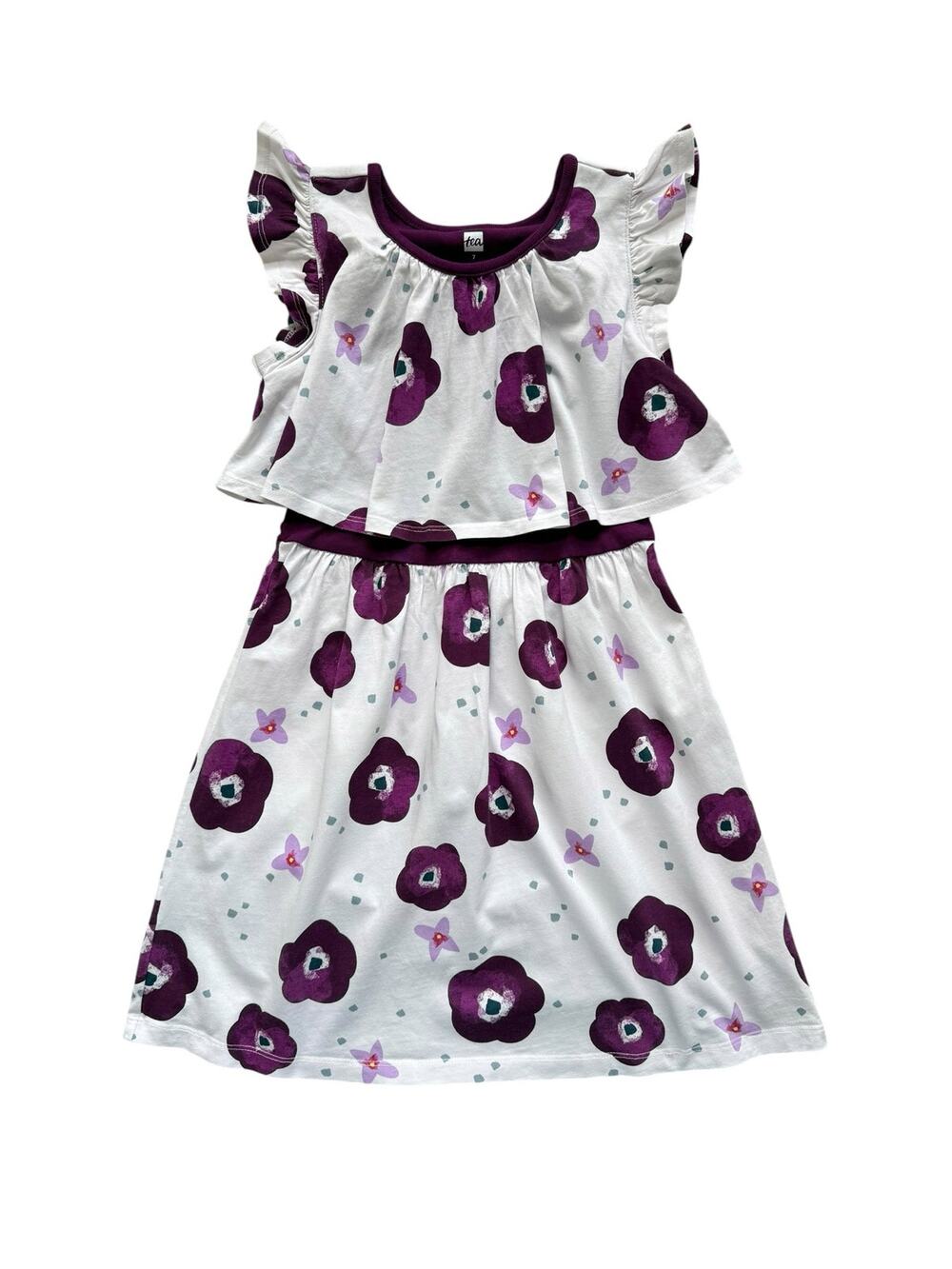 Tea Collection Italy Bougainvillea Swing Dress Size 7